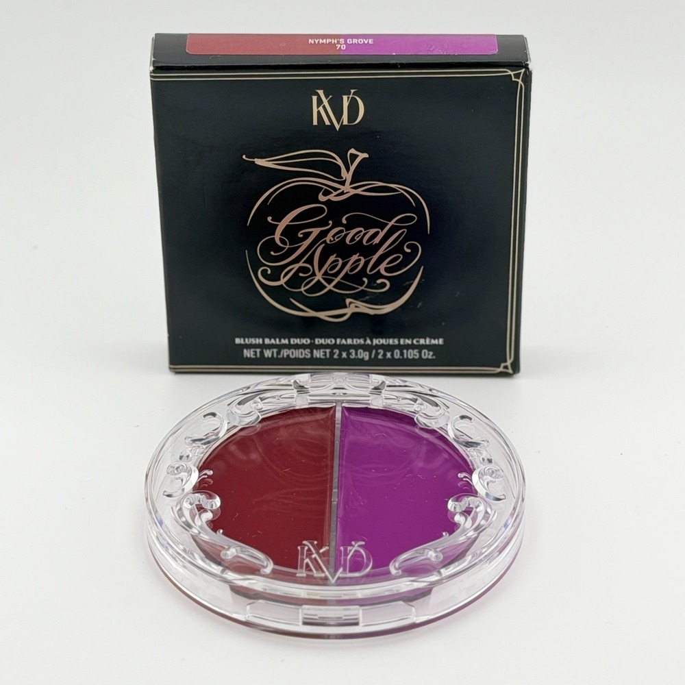 Kat Von D KVD Good Apple Blush Balm Duo Nymph's Grove 70 Cryptic & Mythic Apple